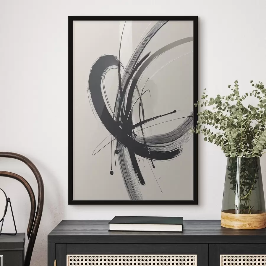 carta da parati Pennellate astratte e minimaliste nr. f45582