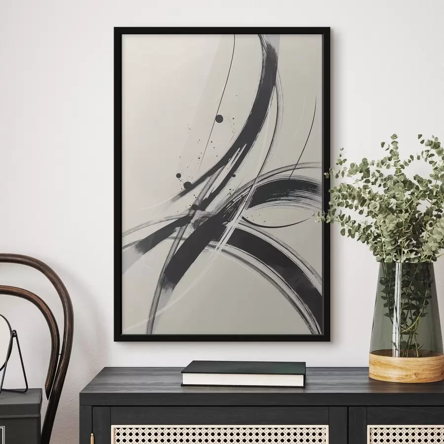 carta da parati Pennellate astratte e minimaliste nr. f45583