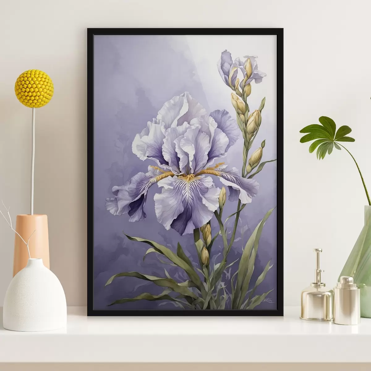 Poster Iris viola f45486