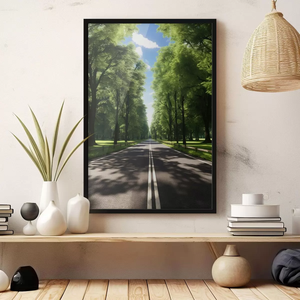 Poster Strada in lontananza f45505