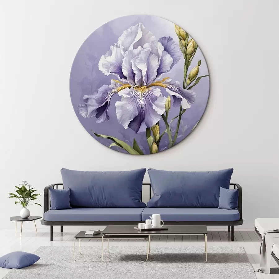 carta da parati Iris viola nr. r45486