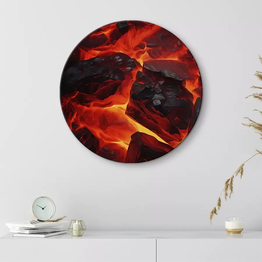 carta da parati Pietre roventi con colate di lava nr. r45515