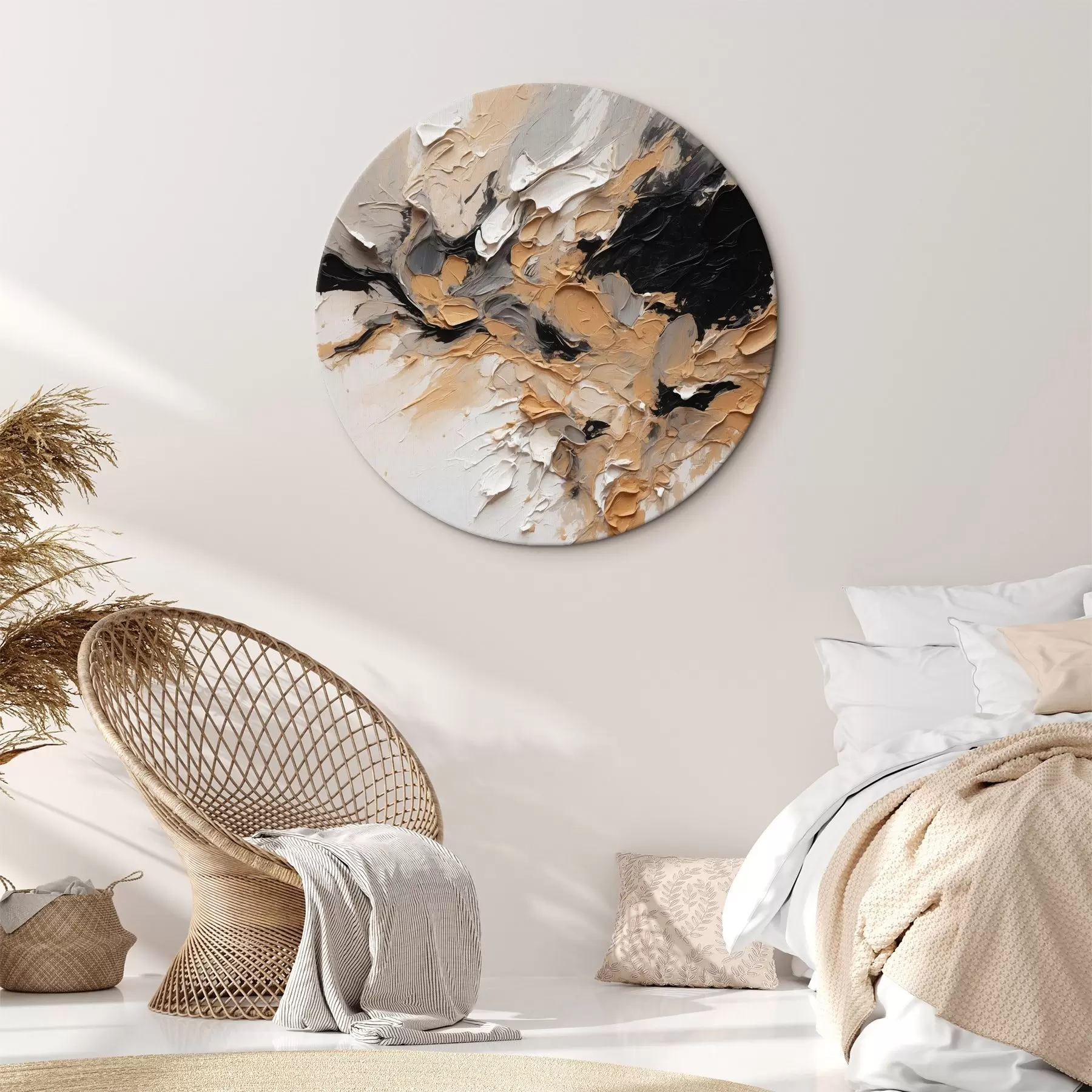 carta da parati Texture astratta con pennellate di colore nr. r45619