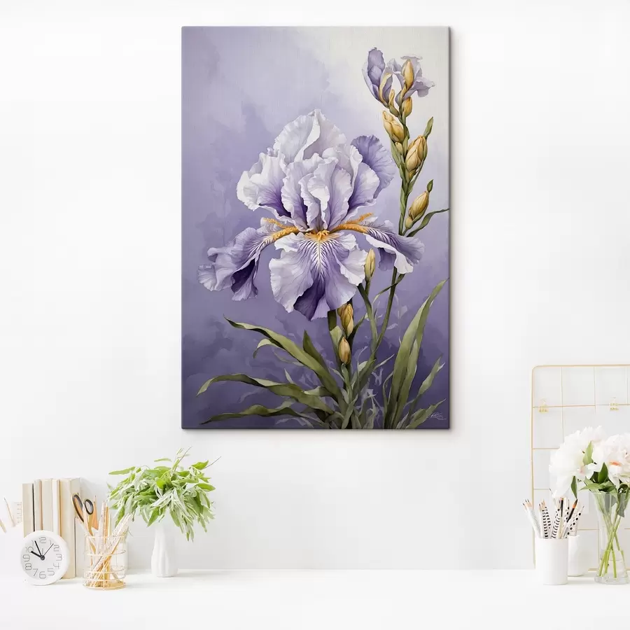 carta da parati Iris viola nr. s45486