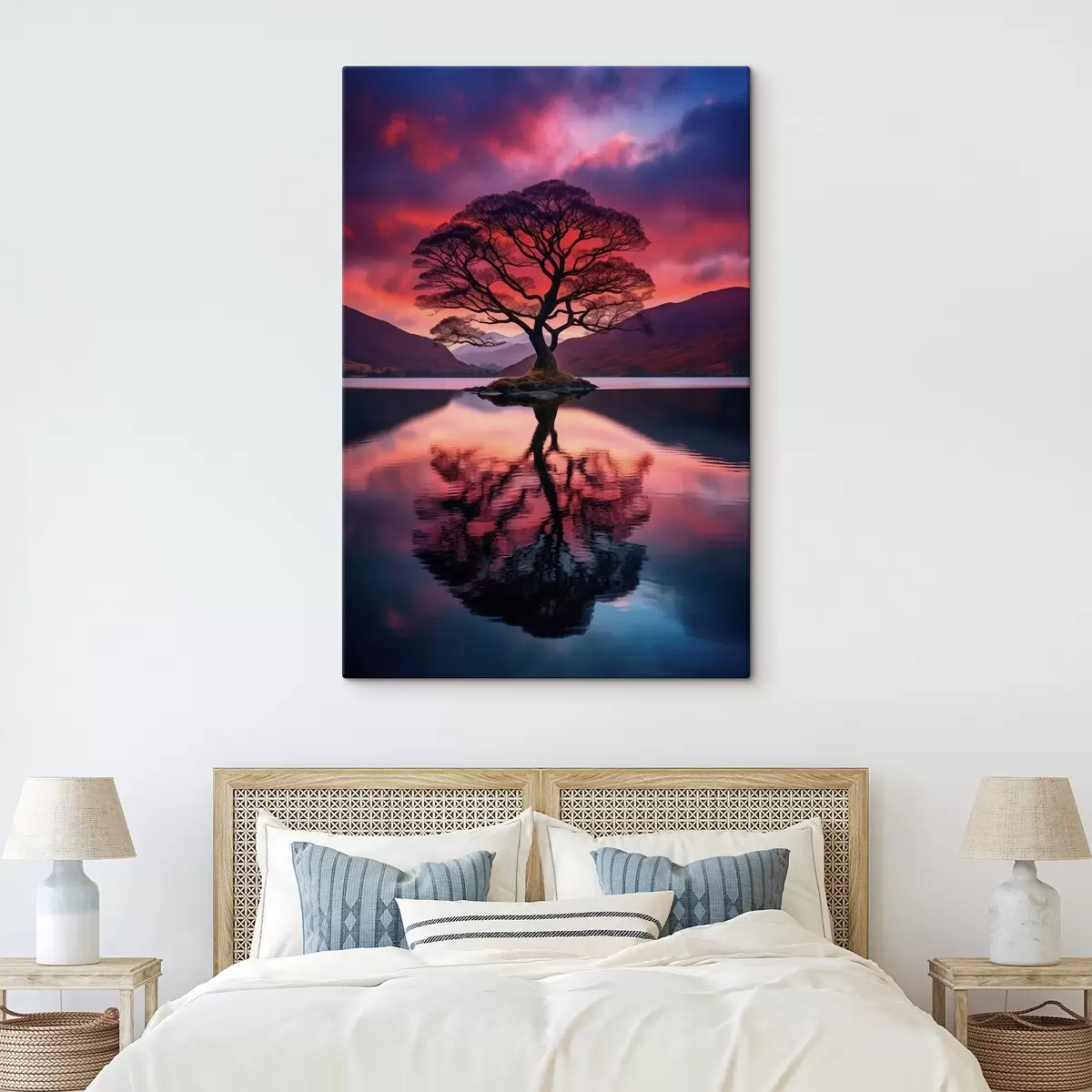 carta da parati Grande albero al tramonto nr. s45504