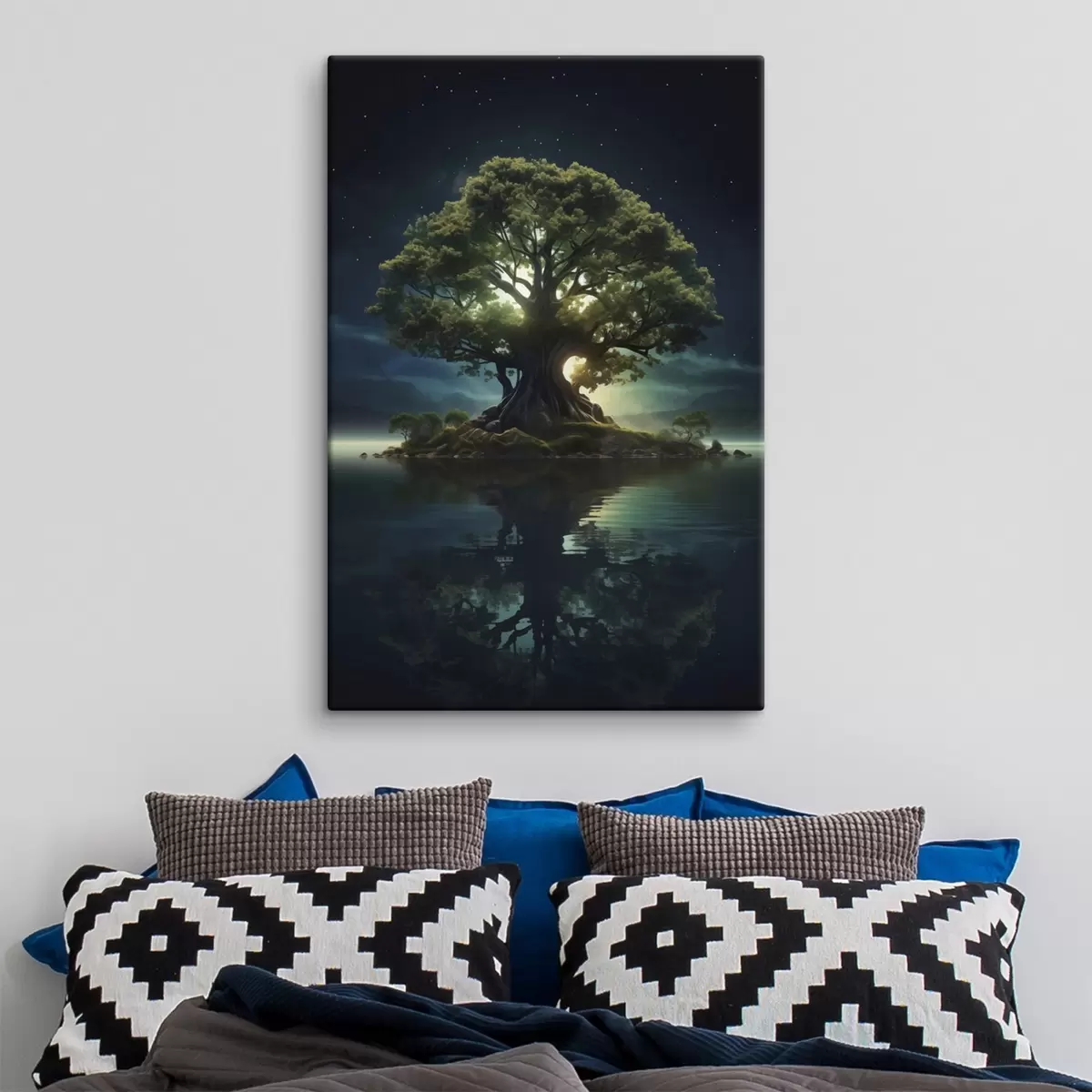 carta da parati Un enorme albero di notte nr. s45510