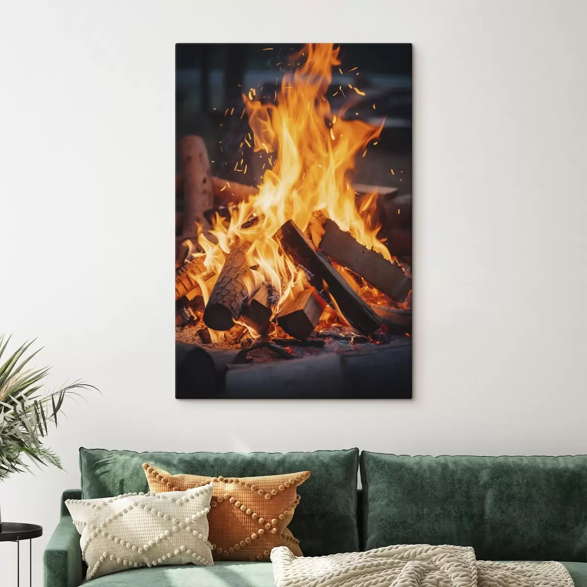 carta da parati Falò con legna nr. s45514