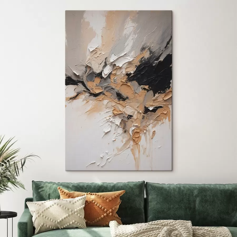 carta da parati Texture astratta con pennellate di colore nr. s45619