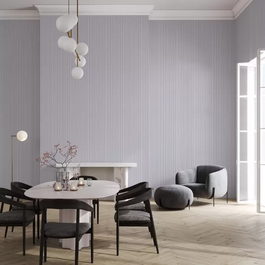 carta da parati Strisce lavanda in tonalità pastello nr. a00511