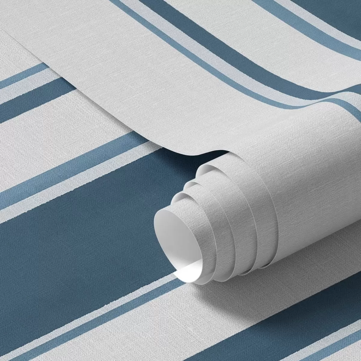 Carta da parati Strisce verticali blu e turchesi su sfondo chiaro a00528