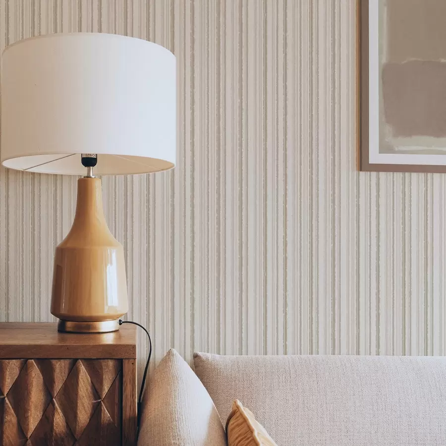 carta da parati Strisce sottili nei toni del beige chiaro nr. a00549
