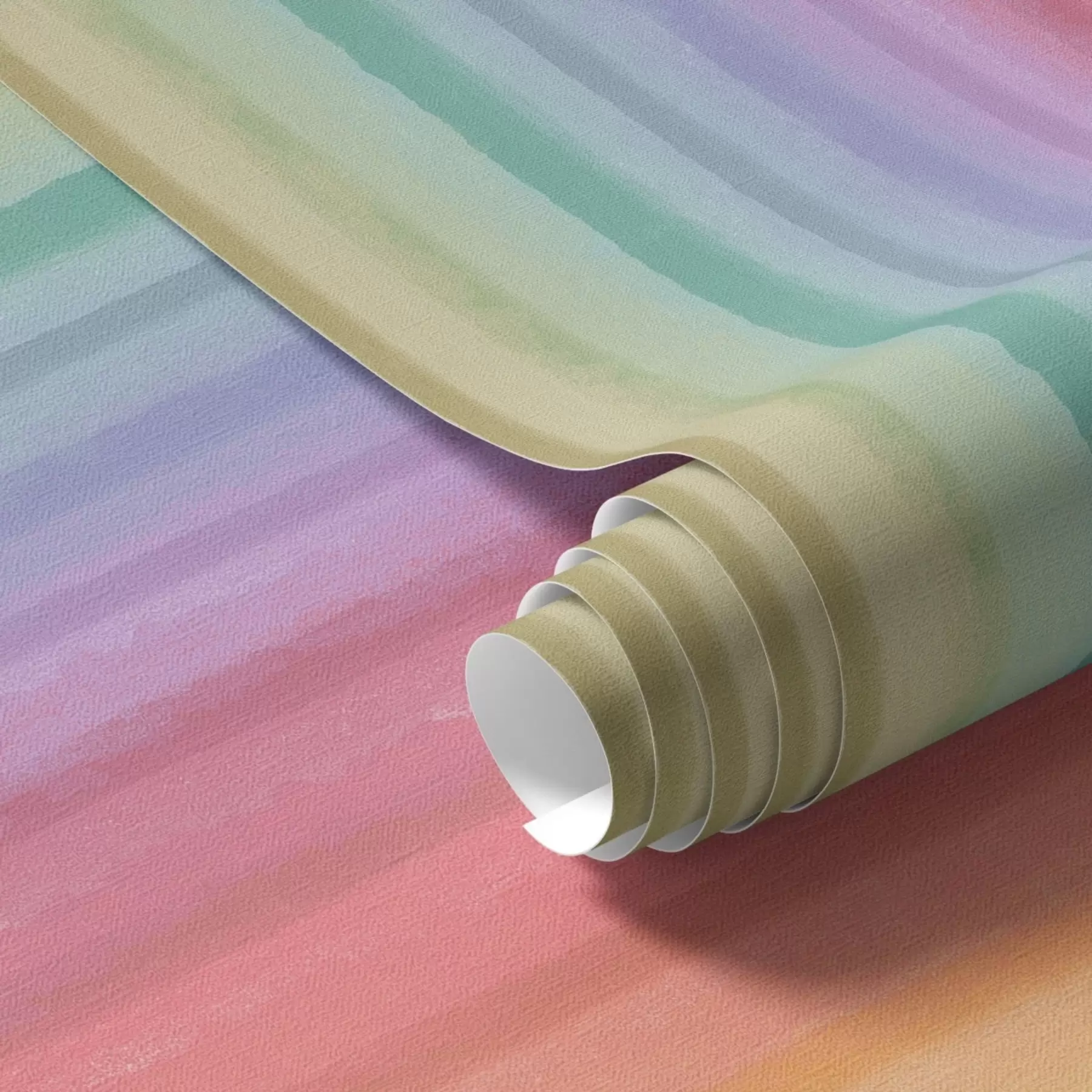 carta da parati Strisce arcobaleno con accenti di colore espressivo nr. a00553