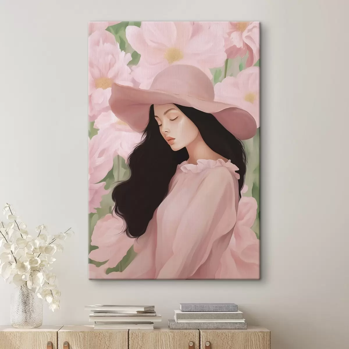 carta da parati Ragazza con cappello nr. s45677