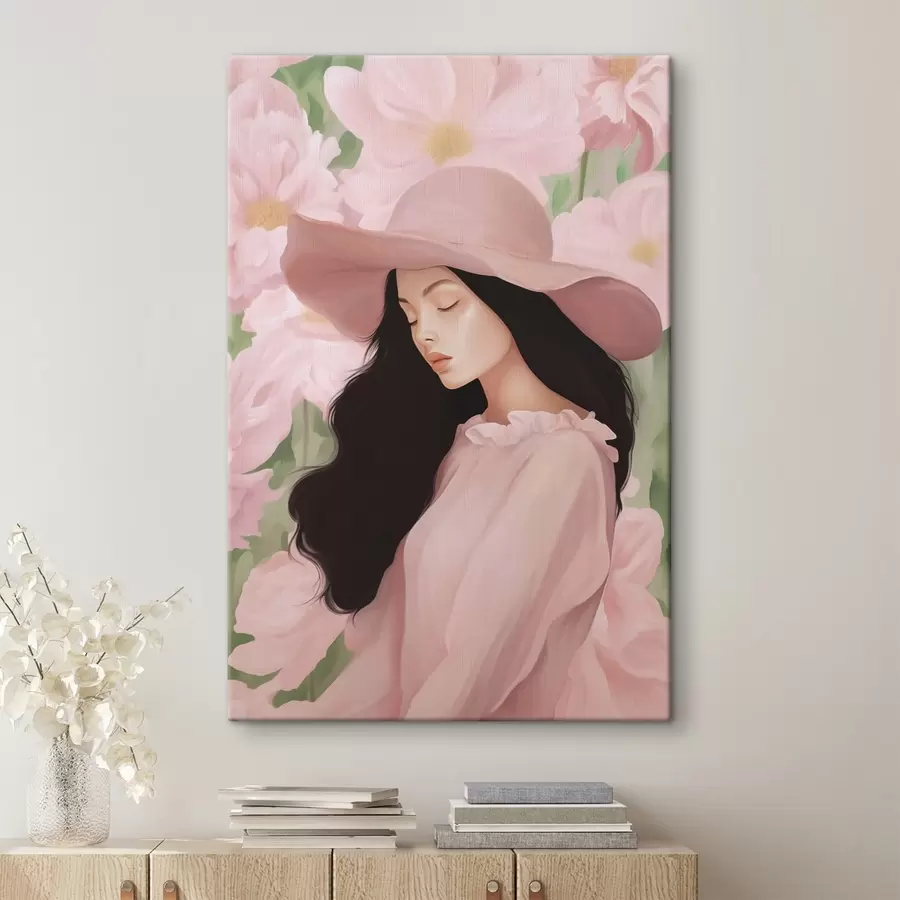 carta da parati Ragazza con cappello nr. s45677