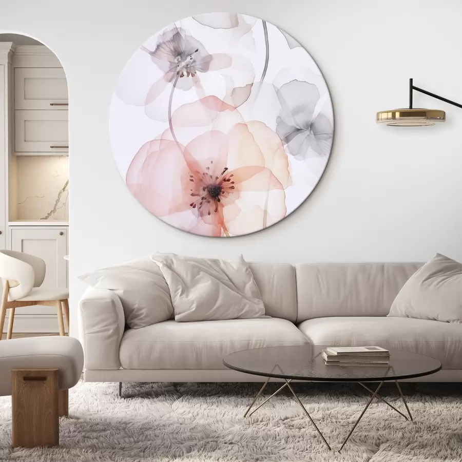 carta da parati Fiori ad imitazione dell'acquerello nr. r45681