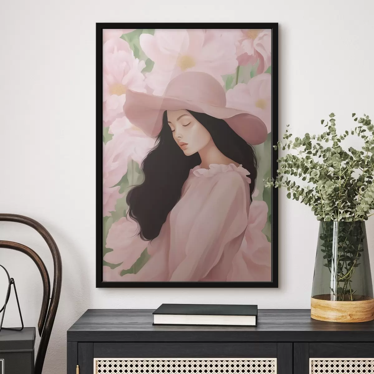 Poster Ragazza con cappello f45677