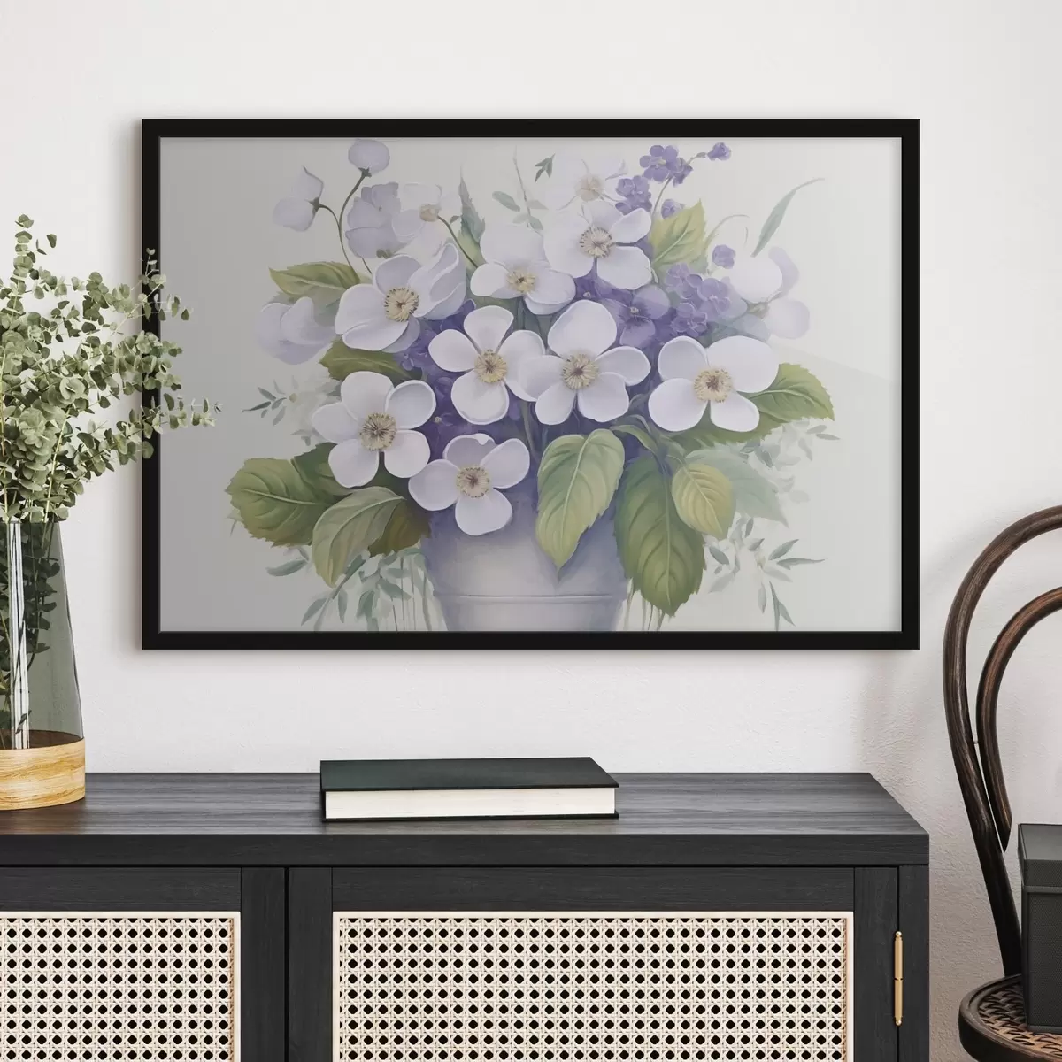 Poster Violette in vaso f45685