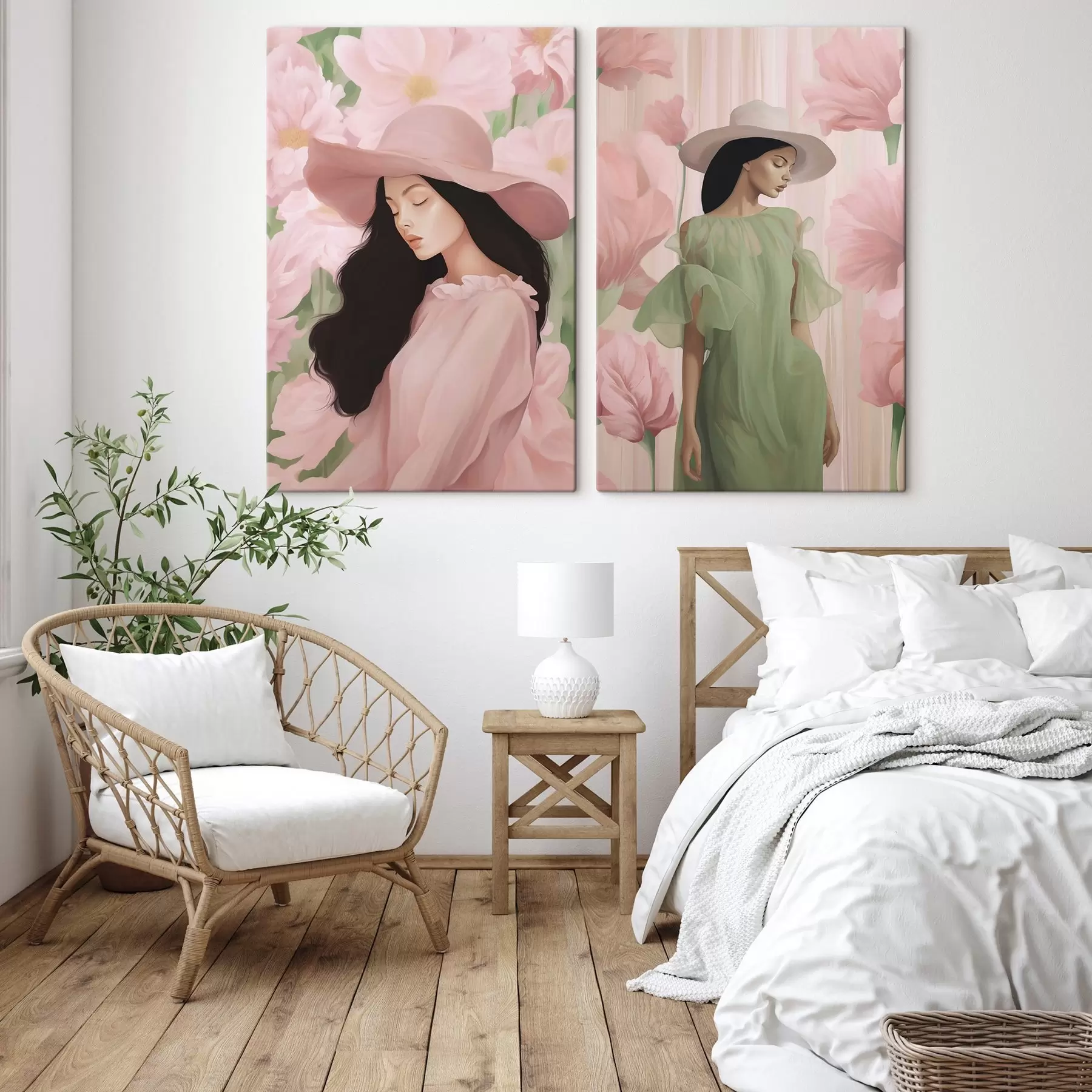 carta da parati Ragazza con cappello nr. m00678