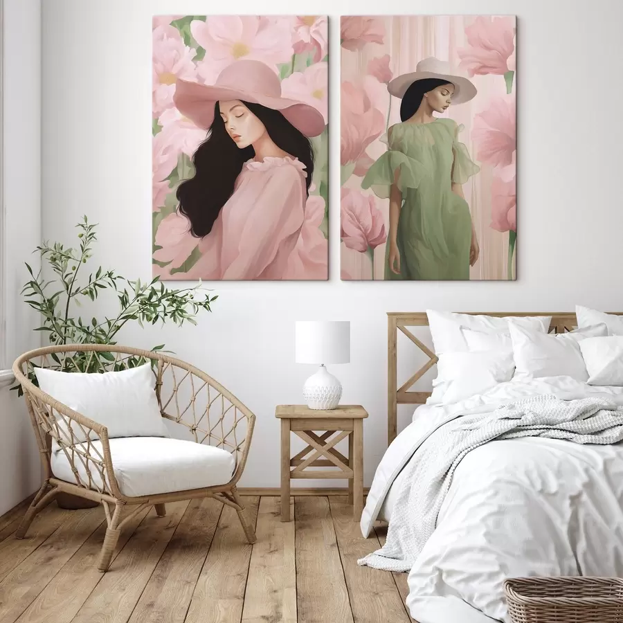 carta da parati Ragazza con cappello nr. m00678