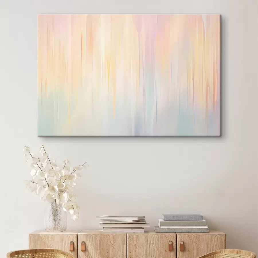 carta da parati Strisce verticali astratte in tonalità pastello nr. s45508