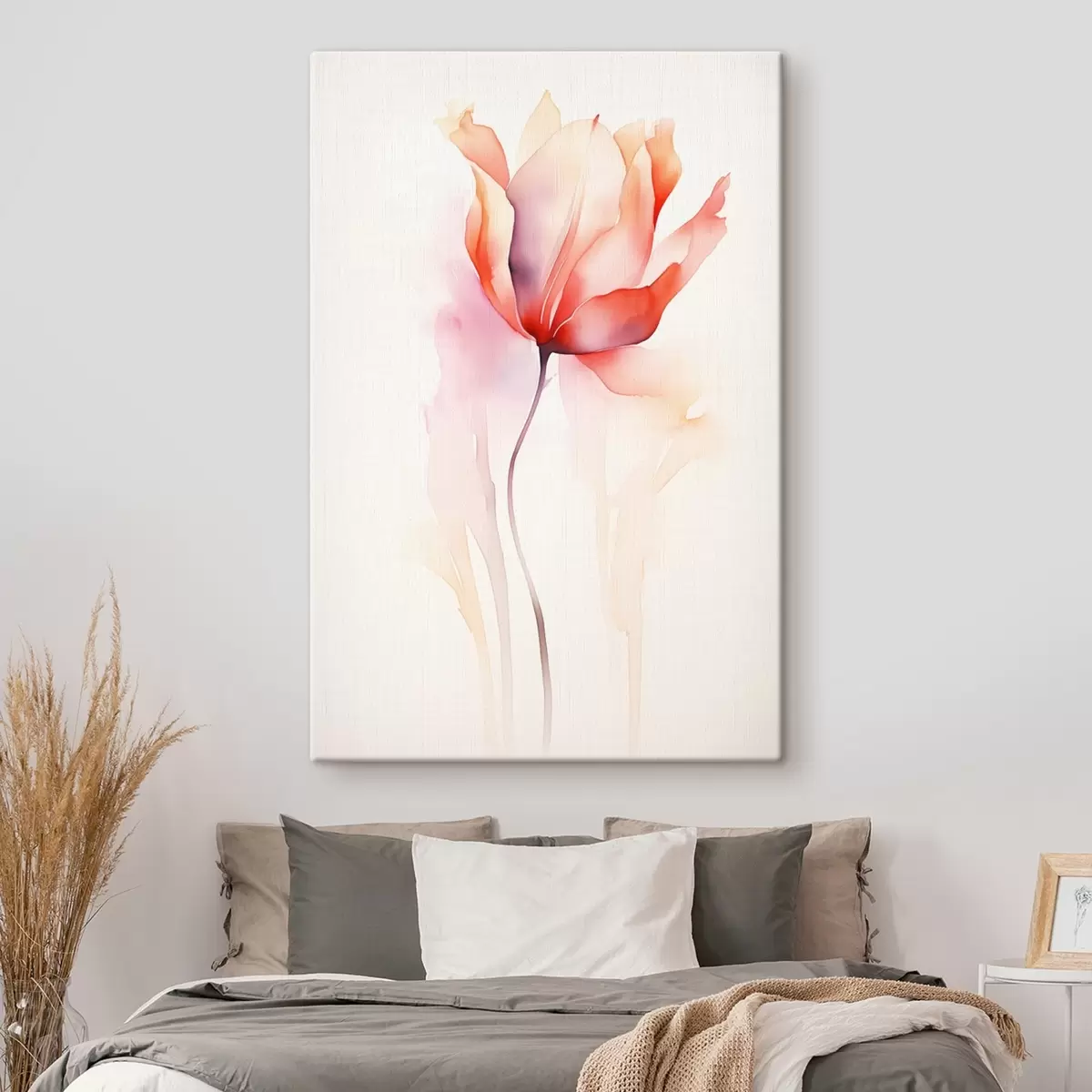 carta da parati Minimalismo floreale in stile acquerello nr. s45637