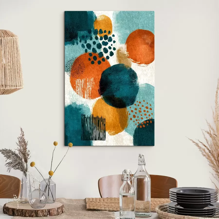 carta da parati Forme luminose in stile pittura astratta nr. s45649