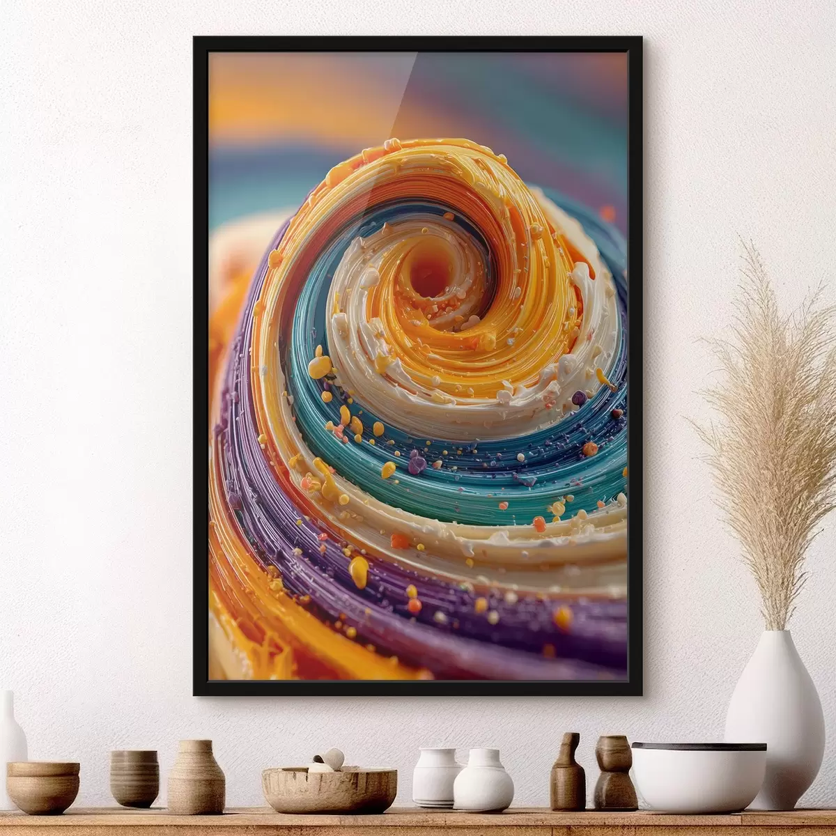 Poster Vortice multicolore f45639