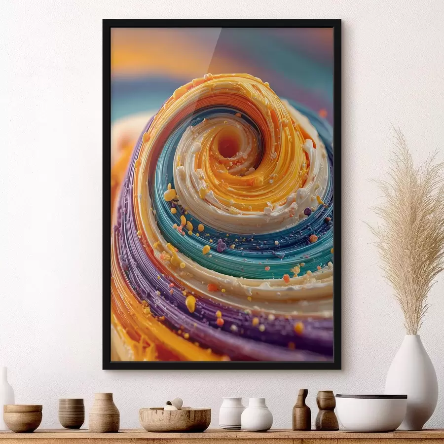 carta da parati Vortice multicolore nr. f45639