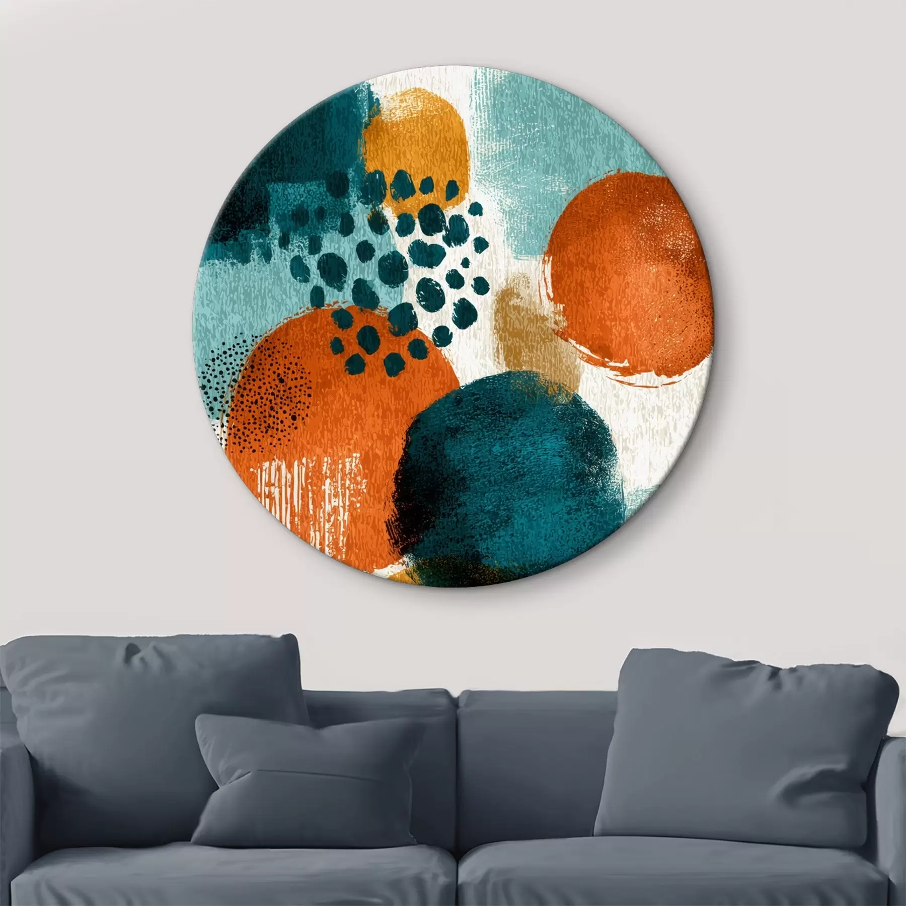 carta da parati Forme luminose in stile pittura astratta nr. r45649