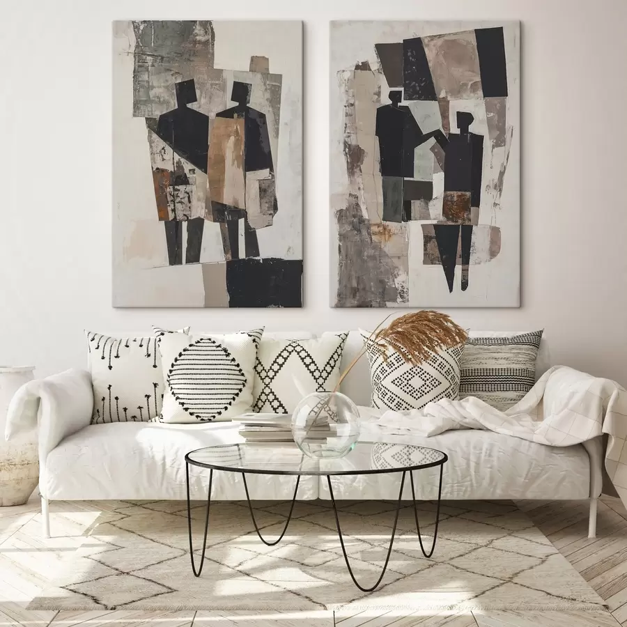 carta da parati Astrazione con silhouette nr. m00716