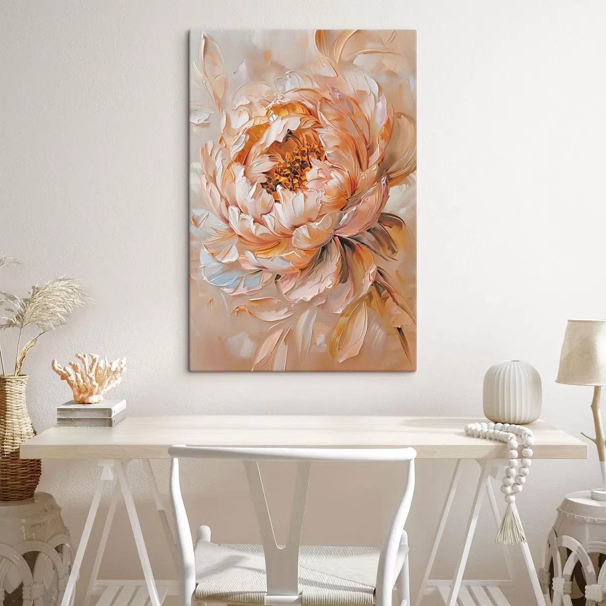 carta da parati Delicata peonia astratta nr. s45591