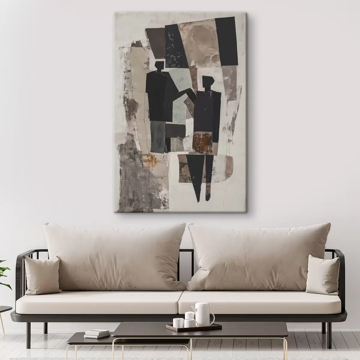 carta da parati Figure astratte di una coppia nr. s45776