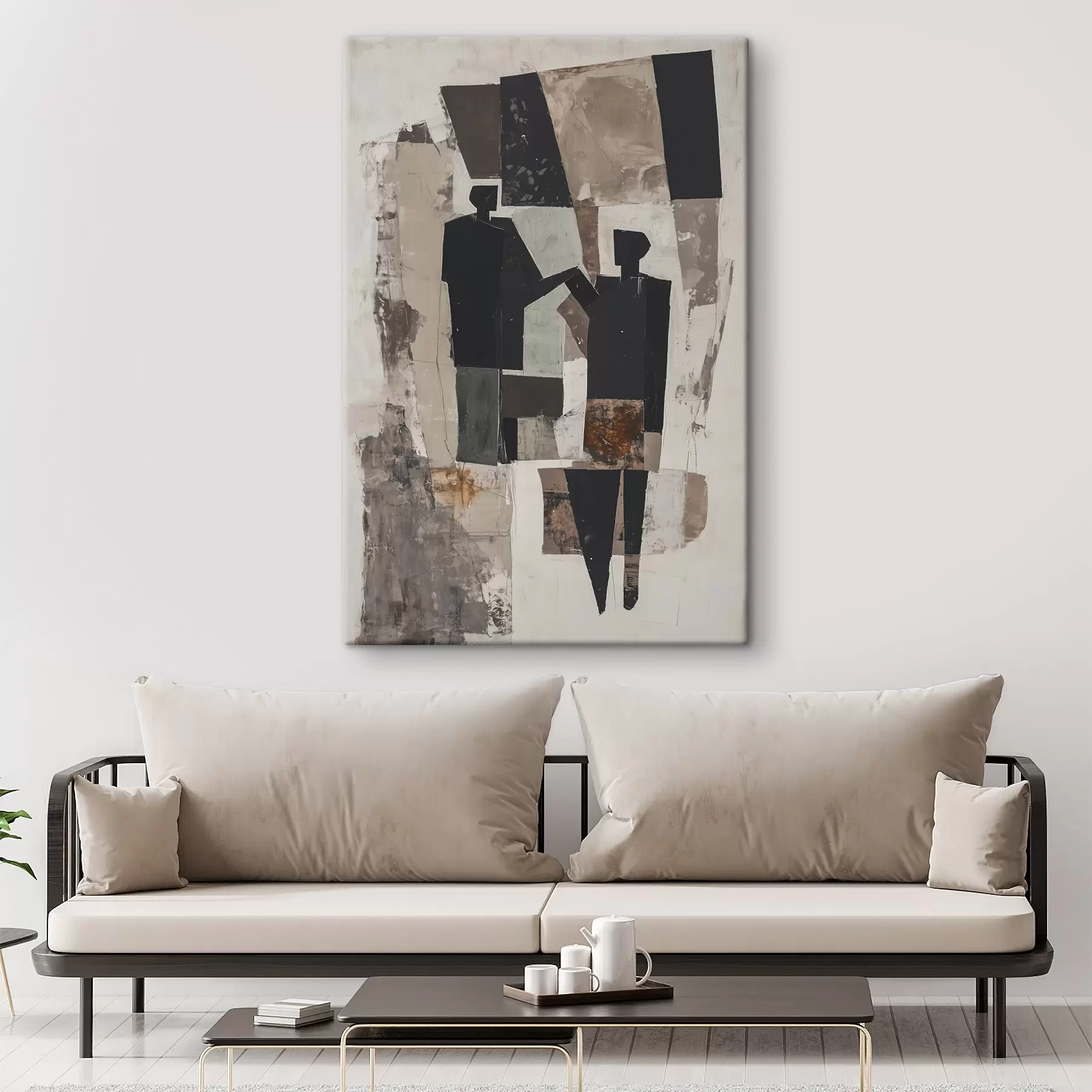 carta da parati Figure astratte di una coppia nr. s45776