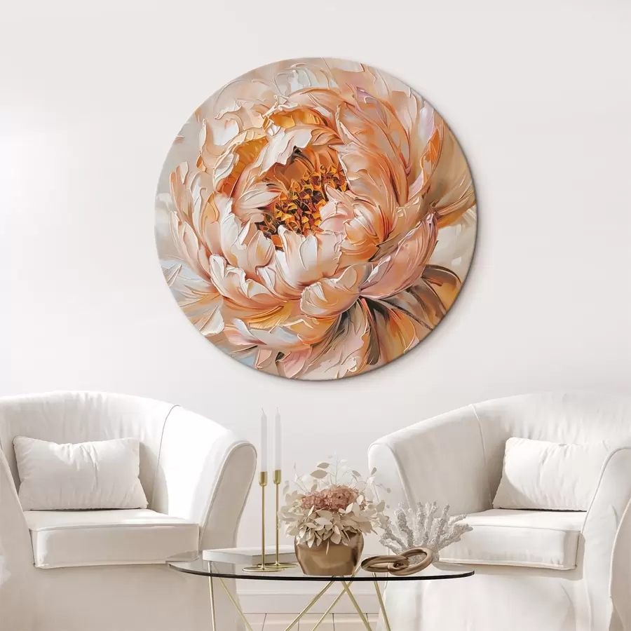 carta da parati Delicata peonia astratta nr. r45591