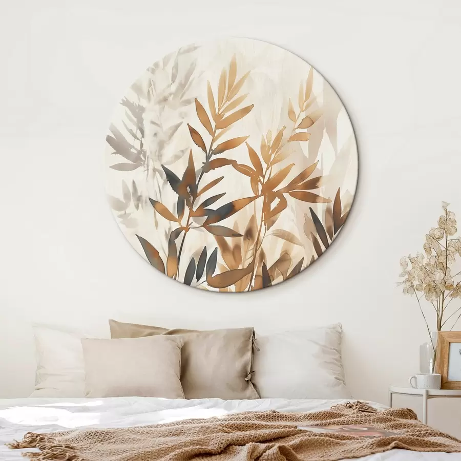 carta da parati Rami delicati di foglie nr. r45752