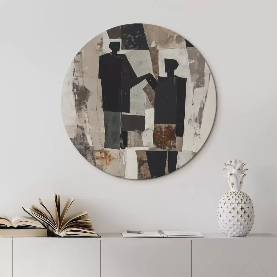 carta da parati Figure astratte di una coppia nr. r45776