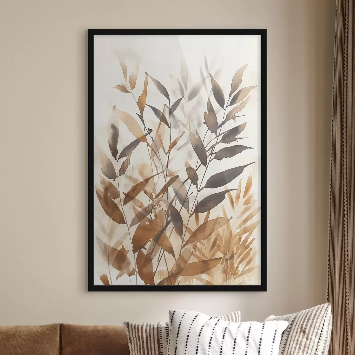 Poster Rami delicati di foglie f45747