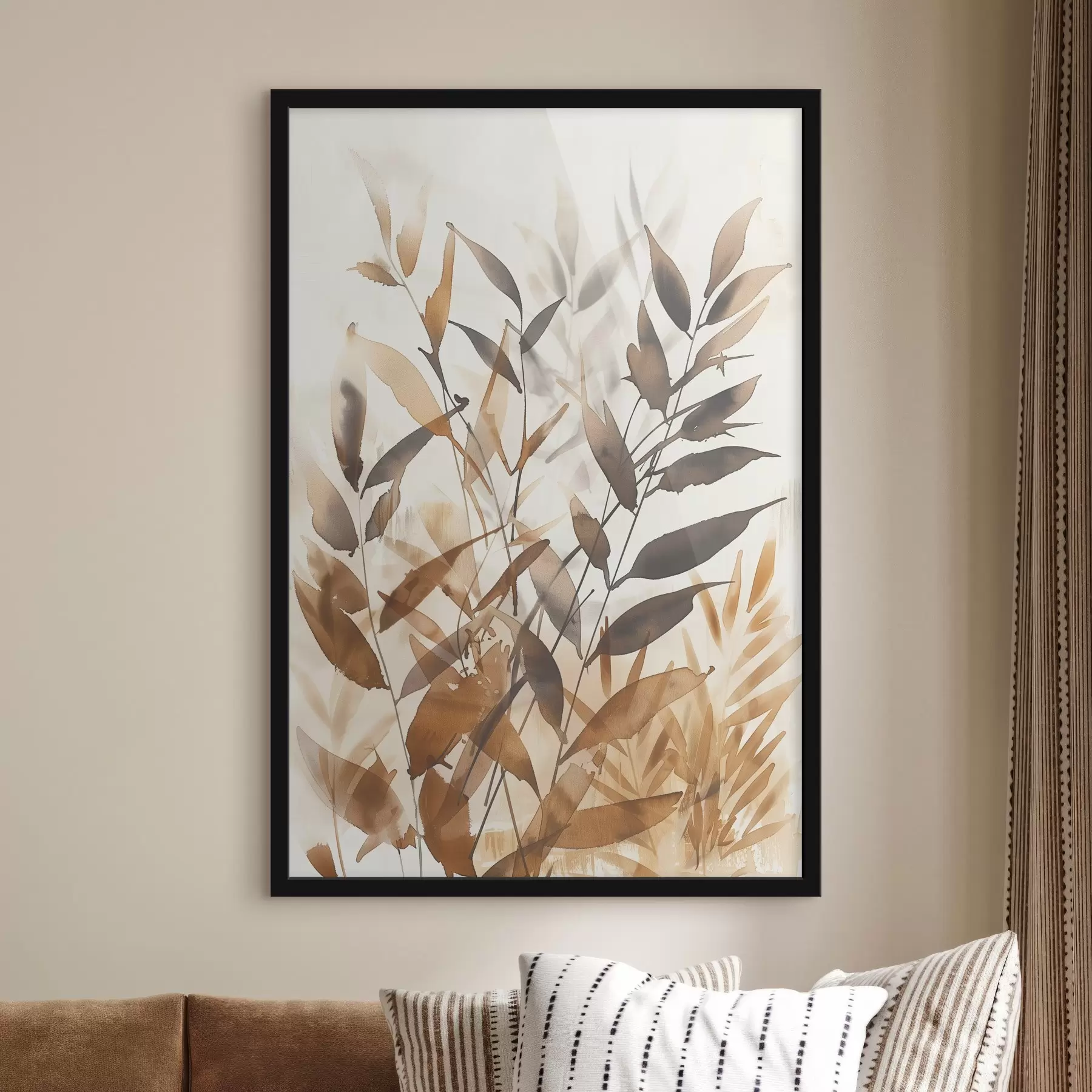 carta da parati Rami delicati di foglie nr. f45747