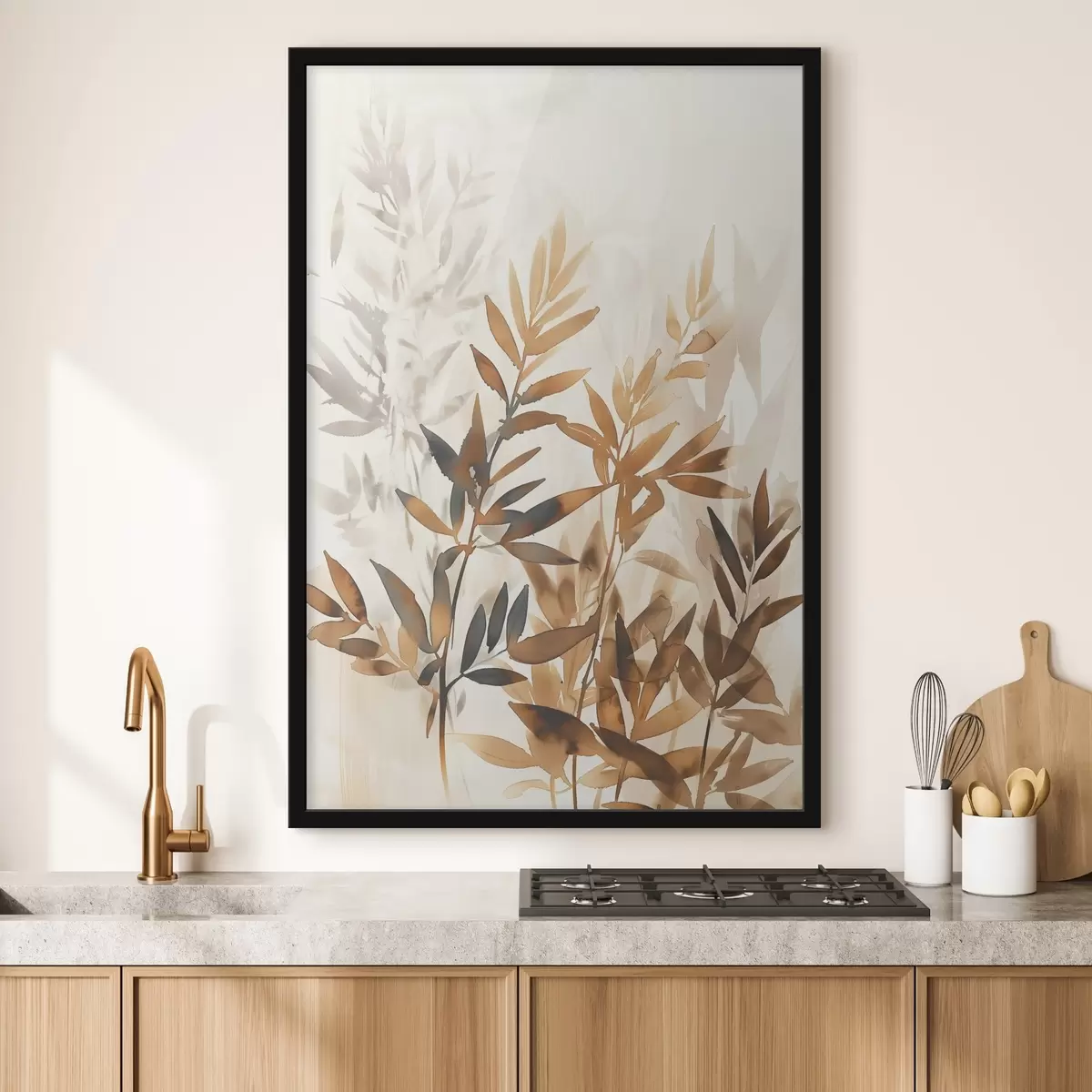 Poster Rami delicati di foglie f45752