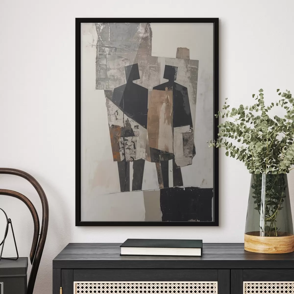 Poster Astrazione moderna con silhouette f45755