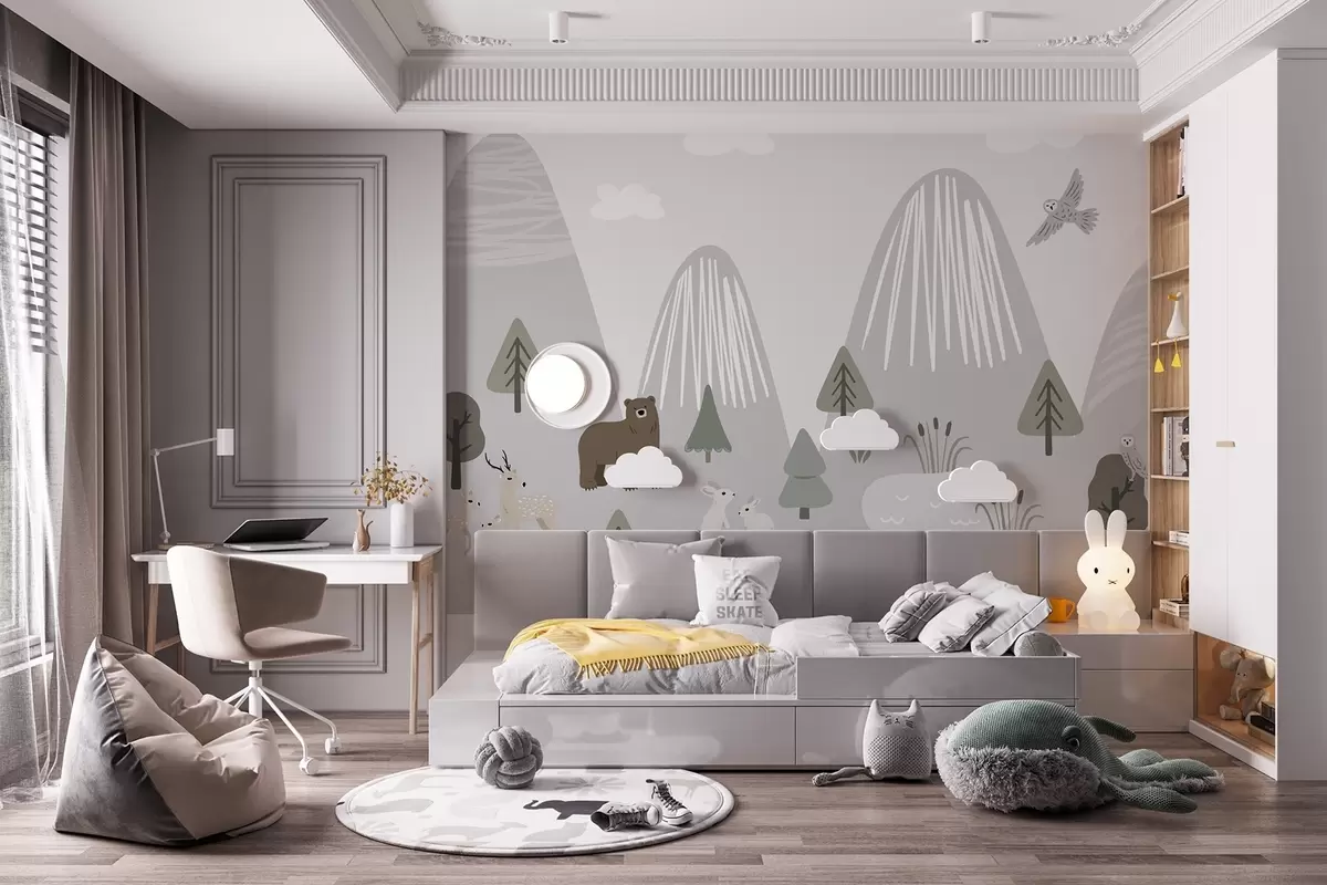 carta da parati Animali della foresta nr. w04430