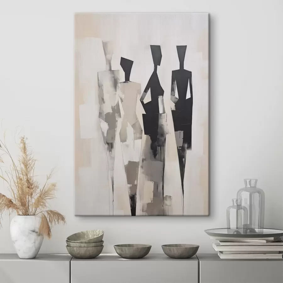 carta da parati Sagome astratte di persone nr. s45758