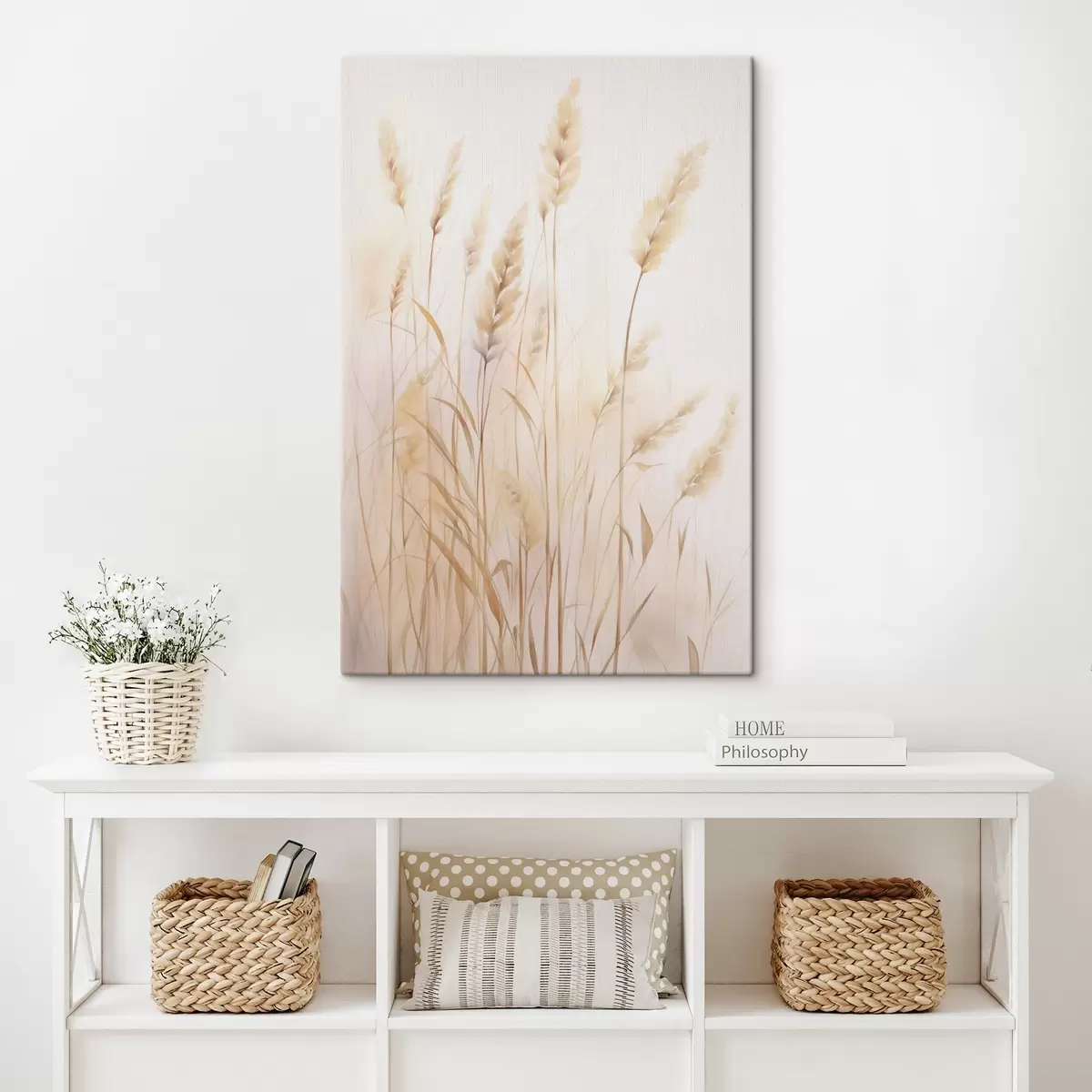 carta da parati Spikelets imitazione acquerello nr. s45761