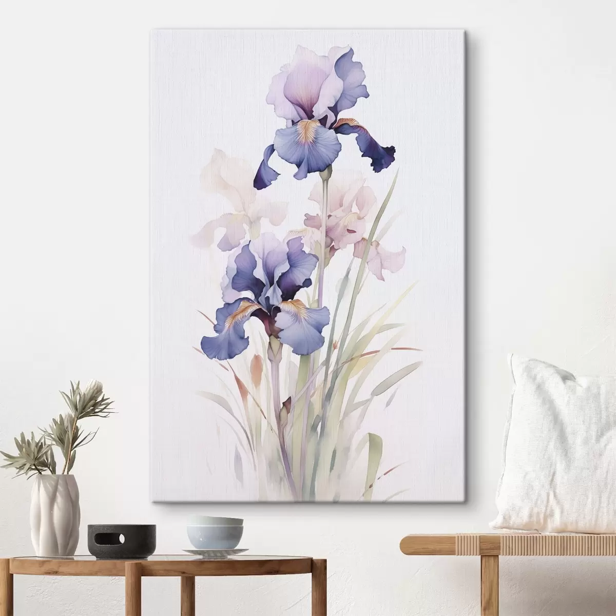 carta da parati Imitazione di iris ad acquerello nr. s45762