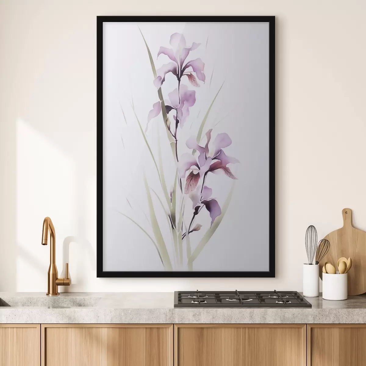 Poster Fiori ad imitazione dell'acquerello f45763