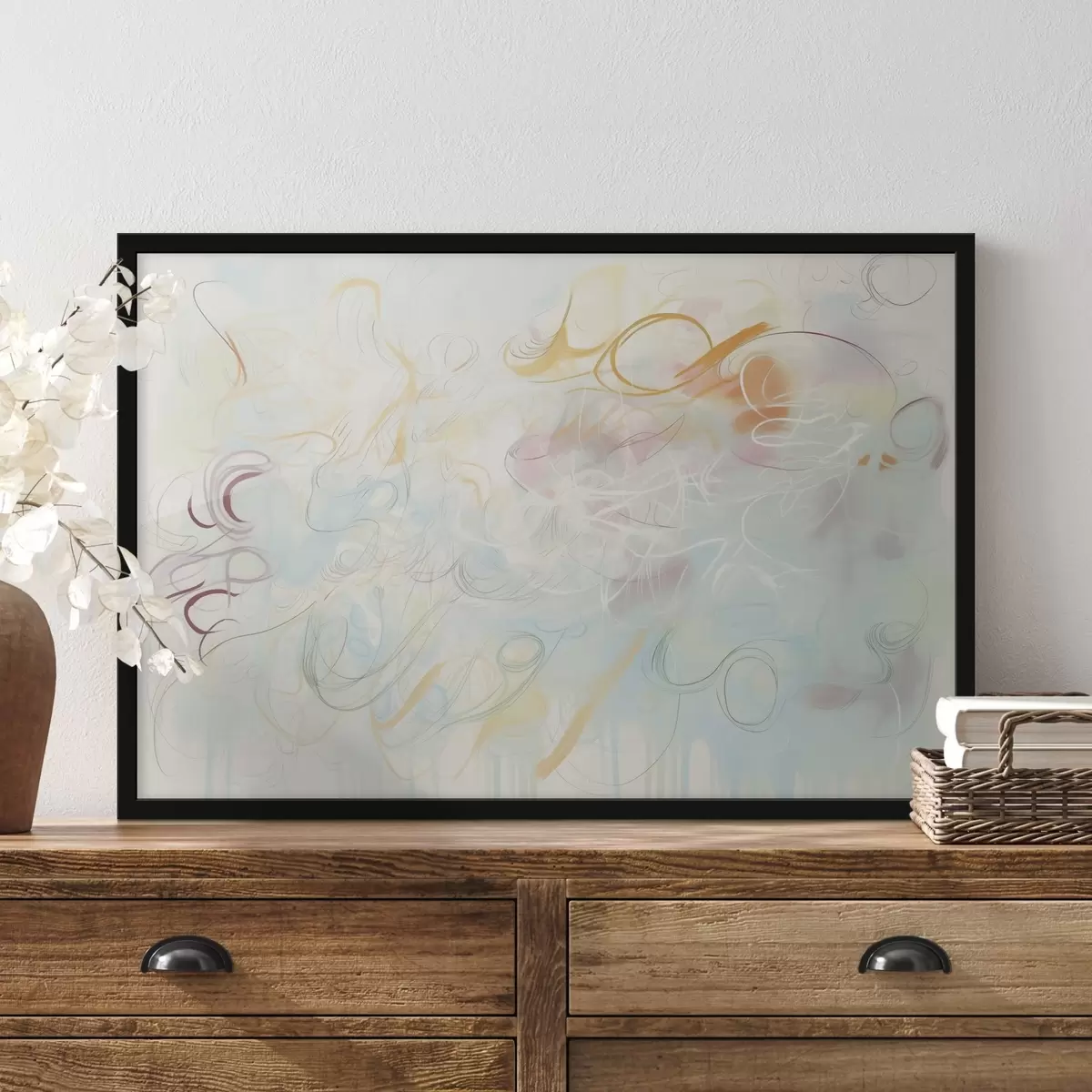 Poster Astrazione con scarabocchi f45772