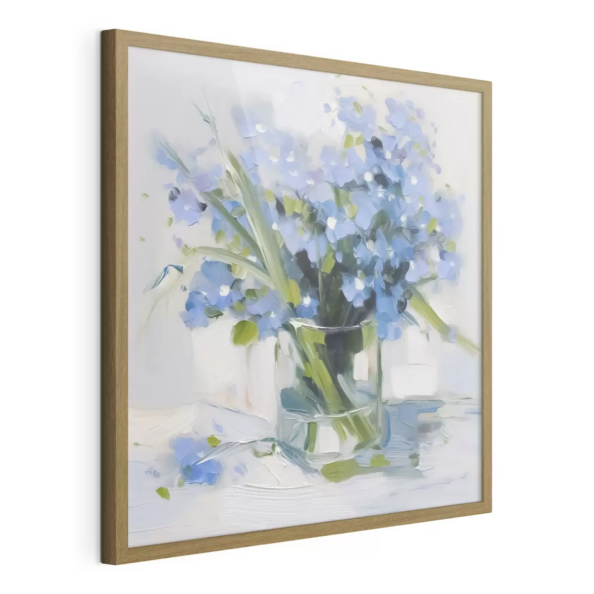 Poster Delicati fiori in un vaso di vetro f45773