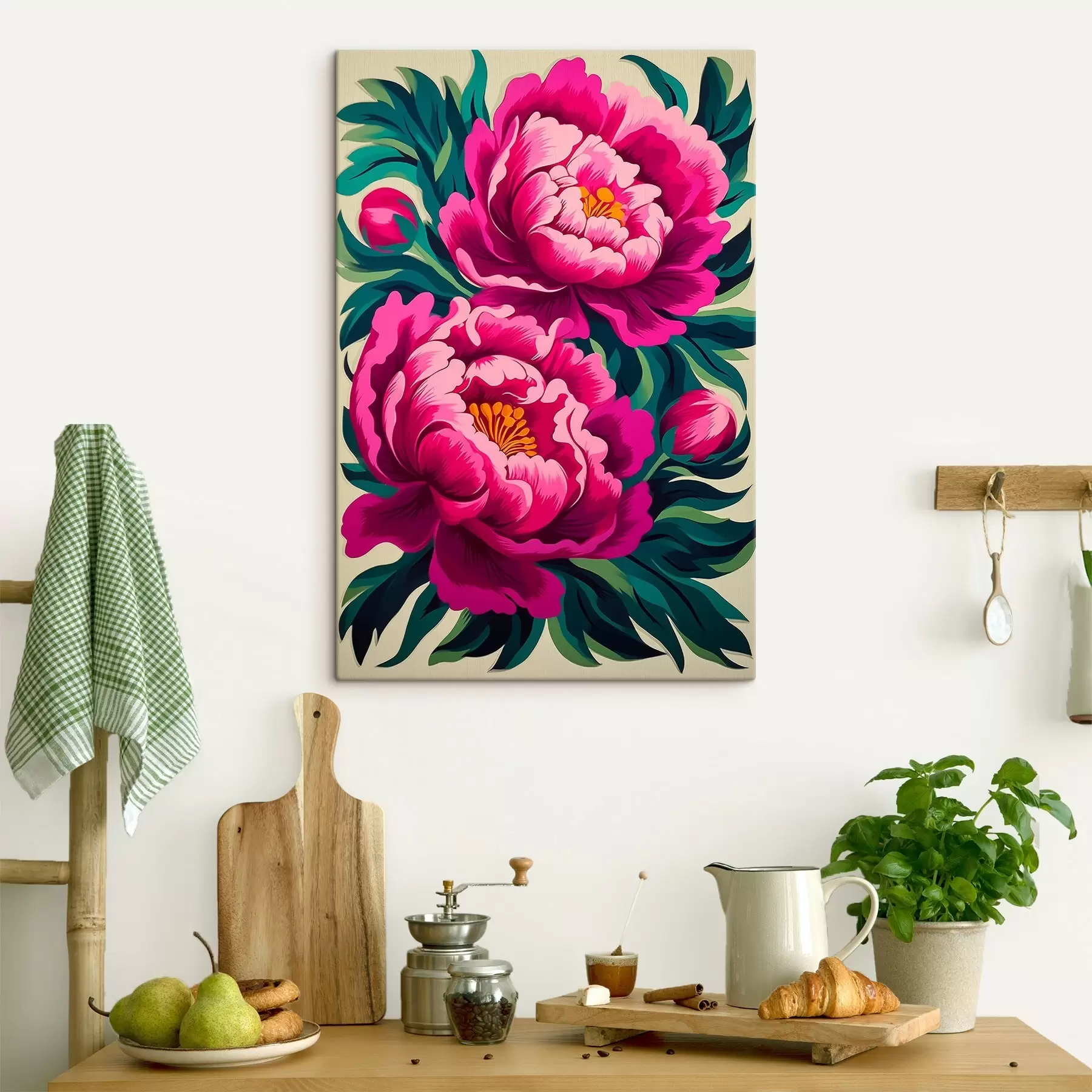 carta da parati Peonie da vicino nr. s45781