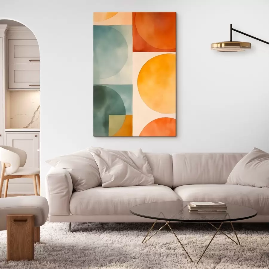 carta da parati Cerchi geometrici astratti nr. s45792