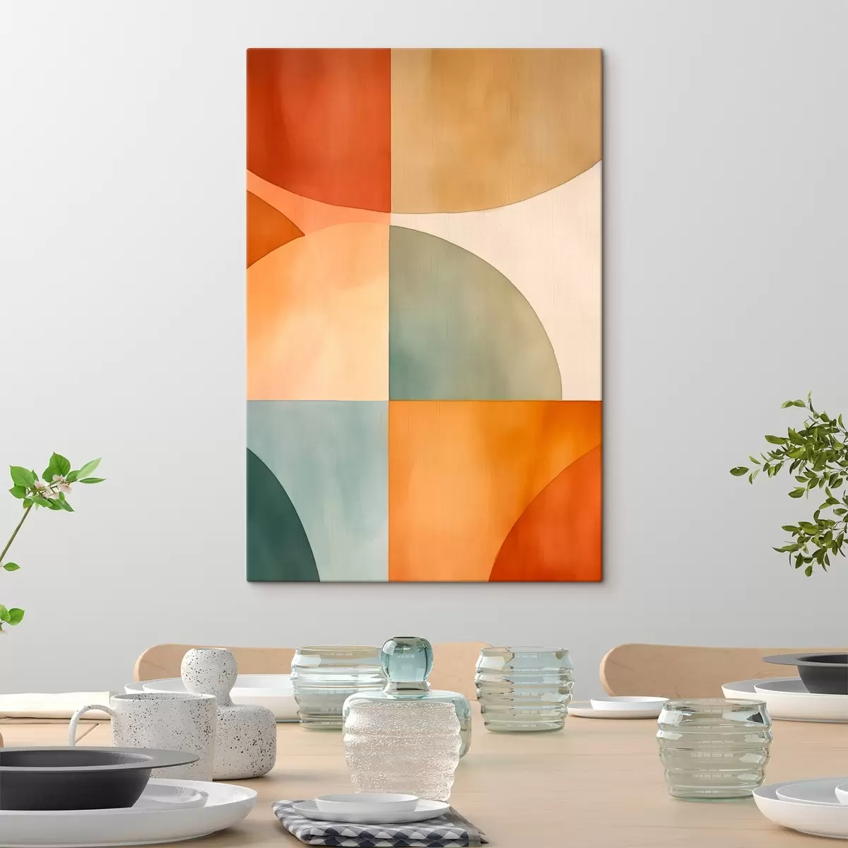 carta da parati Cerchi geometrici astratti nr. s45793